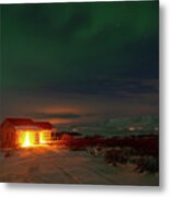 A Place For The Night, South Of Iceland Metal Print