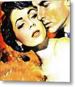 ''a Place In The Sun'' 1951, Movie Poster Base Art Metal Print