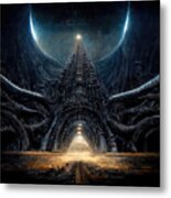 A Portal On An Alien Planet, 04 Metal Print