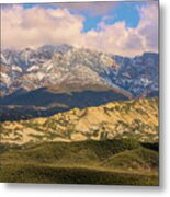 A Snowy Day In The Mountains Metal Print