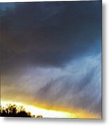 A Taste Of The First Storms In South Central Nebraska 008 Metal Print