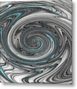 A Touch Of Turquoise Metal Print