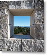A Window On Los Angeles From Afar Metal Print