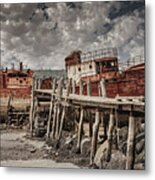 Abandoned Fishing Trawler 1 Metal Print