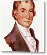 Abraham Baldwin - Signers Of The U.s. Constitution Metal Print