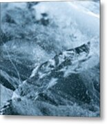Abstract Alaska Ice Metal Print