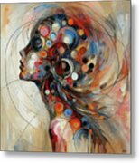 Abstract Expressionist Woman  - Dwp1750696 Metal Print