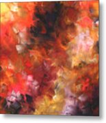 Abstract Painting Original Art Base Layer For A Mad Doodle Prints By Duncanson Art Metal Print