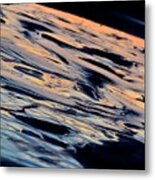 Abstract Tide Pool Metal Print