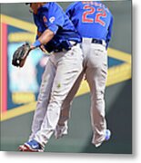 Addison Russell And Starlin Castro Metal Print