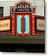 Adler Theatre Marquee Metal Print