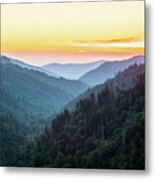 After Sunset In The Smokies Metal Print