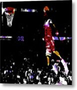 Air Jordan In Flight Metal Print