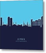 Ajman Skyline #54 Metal Print