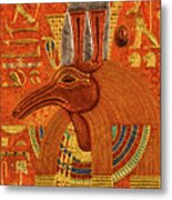 Akem-shield Of Sutekh Who Is Great Of Strength Metal Print