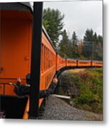 All Clear On The Arcade-attica Railroad Metal Print