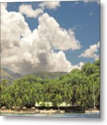 Ambient Clouds - Marigot Bay, St. Lucia Metal Print