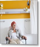 Ambulatory Chemotherapy Metal Print