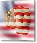 American Flag - Stay Strong Usa Metal Print