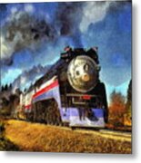 American Freedom Locomotive Metal Print