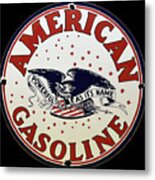 American Gasoline Company - Amaco Vintage Sign Metal Print