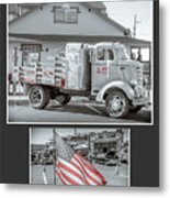 American Working Truck Metal Print