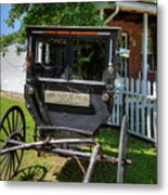 Amish Buggy Metal Print
