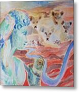 Amore And Psyche Metal Print