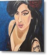 Amy Winehouse-lioness Metal Print