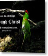 An Entertainer At Heart With Philippians 4 Vs 13 Metal Print