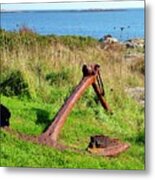 Anchored Metal Print