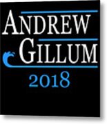 Andrew Gillum Blue Wave 2018 Florida Metal Print