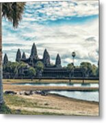 Angkor Wat Complex Metal Print