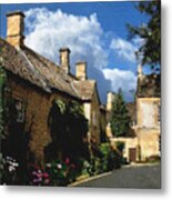 Another Backstreet In Bourton Metal Print
