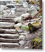 Another Trail At Rainbow Falls Metal Print