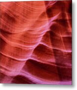 Red Wave - Antelope Hall Of Light Series #12 - Page, Arizona, Usa - 2011 New 1/10 Metal Print