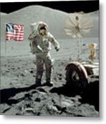 Apollo 17 - 21389 Metal Print