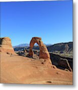 Arches National Park - Delicate Arch Plateau Metal Print