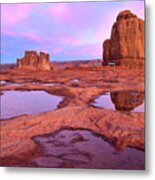 Arches National Park Sunrise Metal Print