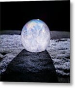 Arctic Blast Bubble Metal Print