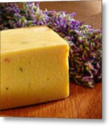 Aromatherapy Natural Soap And Lavender Metal Print
