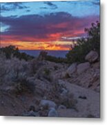 Arroyo Sunset Metal Print