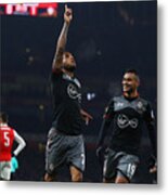 Arsenal V Southampton - Efl Cup Quarter-final Metal Print