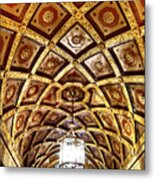 Art Deco Tin Ceiling Metal Print