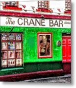 Art Print Of Crane Pub Galway Ireland Metal Print
