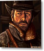 Arthur Morgan - Red Dead Redemption 2 Metal Print