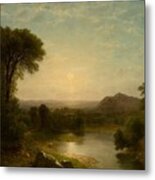Asher Brown Durand - The Catskill Valley Metal Print