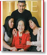 Asian-american Elders, Portraits Of Resilience Metal Print