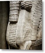 Assyrian Human-headed Winged Bull Metal Print