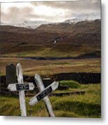 At Rest In Iceland Metal Print